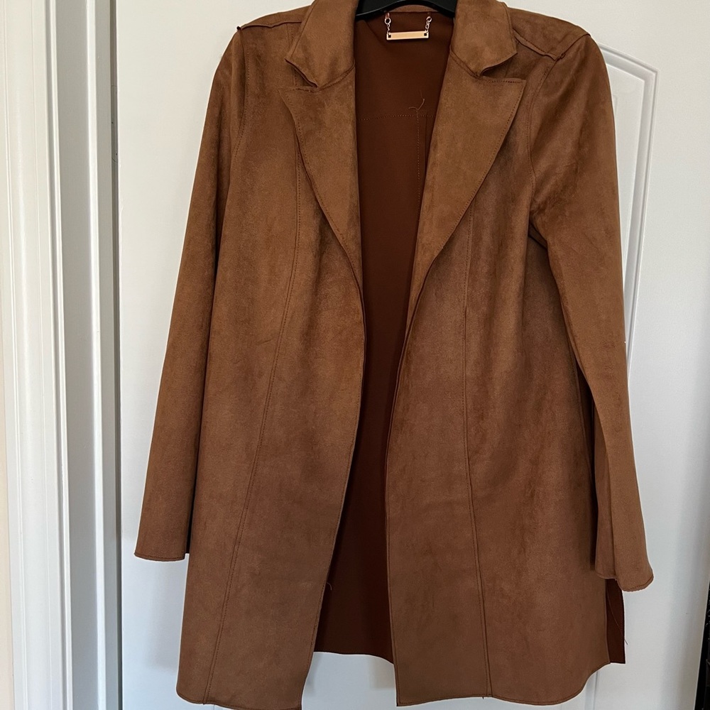 Faux leather jacket